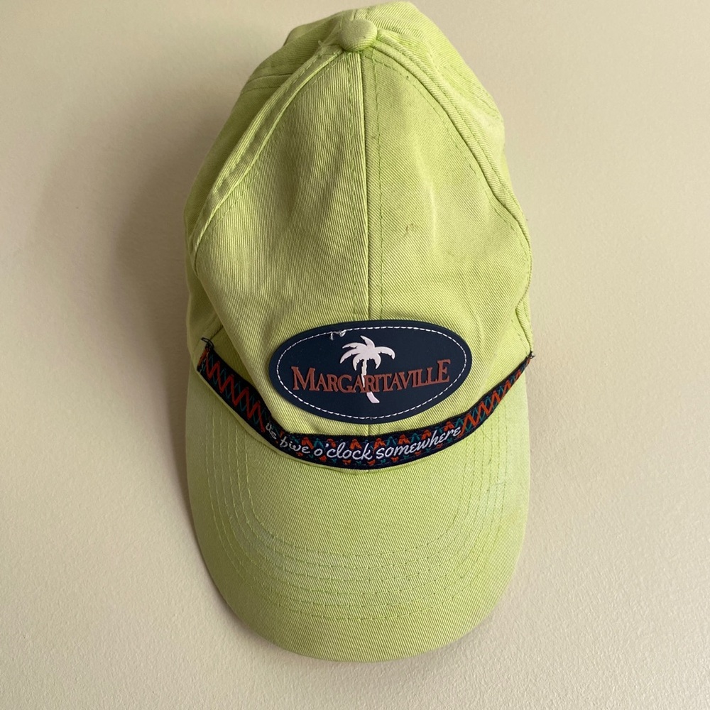 Margaritaville Lime Green Baseball Cap Landshark